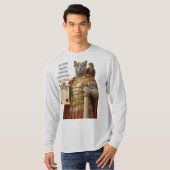 Russian Blue Caesar Cat T-Shirt (Vorne ganz)