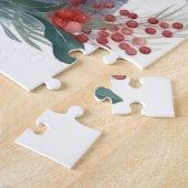 Russian Blue Cat Christmas Wreath Festive Kitten Puzzle (Seite)