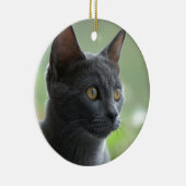 Russian Blue Cat Keramikornament (Rechts)