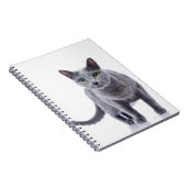 Russian Blue Cat Notizblock (Rechte Seite)