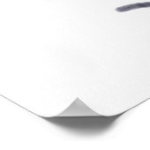 Russian Blue Cat Poster (Ecke)