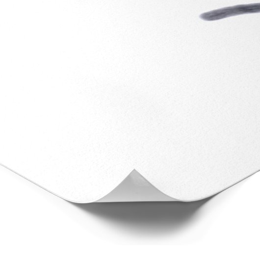 Russian Blue Cat Poster (Ecke)