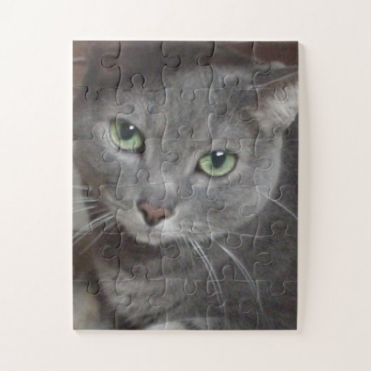 Russian Blue Cat Puzzle (Vertikal)