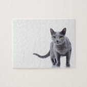 Russian Blue Cat Puzzle (Horizontal)