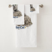 Russian Blue Cat Towel Set (Insitu)