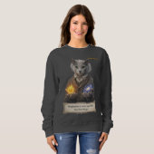 Russian Blue Einstein Cat - Imagination Sweatshirt (Vorne ganz)