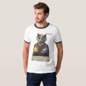 Russian Blue Einstein Cat - Imagination T-Shirt (Vorne ganz)