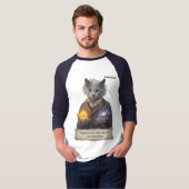 Russian Blue Einstein Cat - Imagination T-Shirt (Vorne ganz)