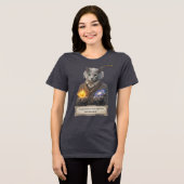 Russian Blue Einstein Cat - Imagination Tri-Blend Shirt (Vorderseite voll)