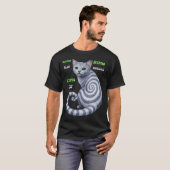 Russian Blue Hypno Cat T-Shirt (Vorne ganz)