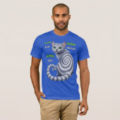 Russian Blue Hypno Cat T-Shirt (Vorne ganz)