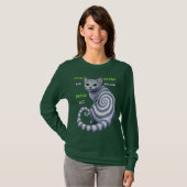 Russian Blue Hypno Cat T-Shirt (Vorne ganz)