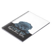 Russian Blue Kitten Notizblock (Linke Seite)