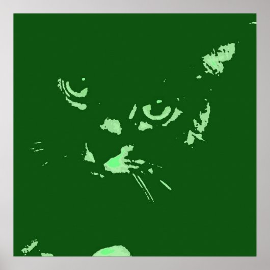 Russian Blue Pop Art Poster (Vorne)
