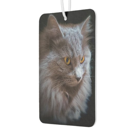 Russian Blue Rasse Gray Nebelung Cat Autolufterfrischer (Links)