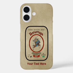 Russian Bogatyr Beer iPhone 16 Hülle