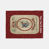 Russian Bogatyr Beer Fleecedecke (Vorderseite (Horizontal))