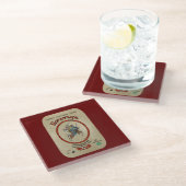 Russian Bogatyr Beer Glasuntersetzer (Schrägansicht)