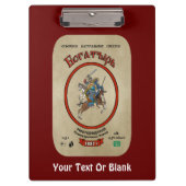 Russian Bogatyr Beer Klemmbrett (Vorderseite)