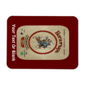 Russian Bogatyr Beer Magnet (Horizontal)