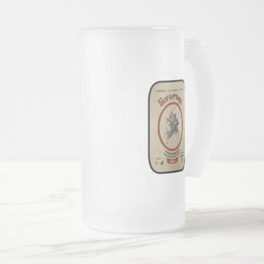 Russian Bogatyr Beer Mattglas Bierglas (VorderseiteRechts)