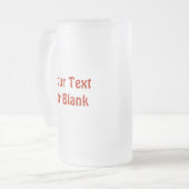 Russian Bogatyr Beer Mattglas Bierglas (Vorderseite Links)