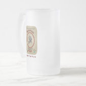 Russian Bogatyr Beer Mattglas Bierglas (Vorderseite Links)