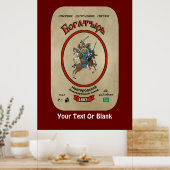 Russian Bogatyr Beer Poster (Küche)