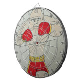 Russian Boxer Sketch Metal Cage Dartboard Dartscheibe (Vorderseite rechts)