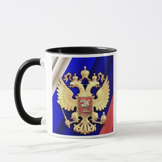 Russian Coat of Arms Mug Tasse (Links)