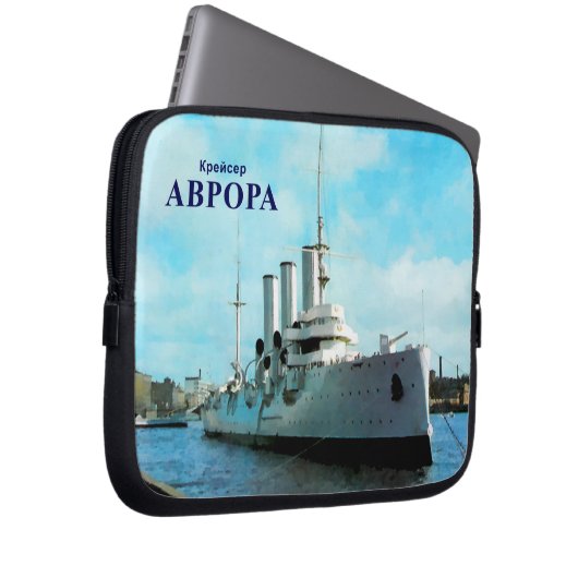 Russian Cruiser Aurora Laptopschutzhülle (Vorne Rechts)