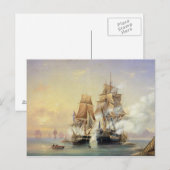 Russian Cutter Mercury Postkarte (Vorne/Hinten)