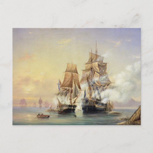 Russian Cutter Mercury Postkarte (Vorderseite)