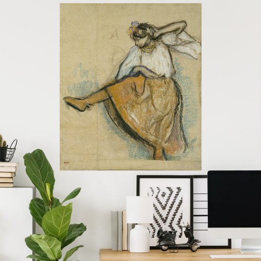 Russian Dancer von Edgar Degas Poster (Heimbüro)