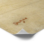 Russian Dancer von Edgar Degas Poster (Ecke)