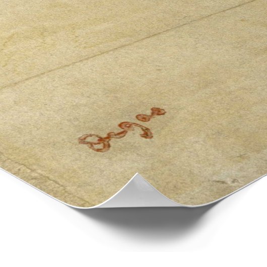 Russian Dancer von Edgar Degas Poster (Ecke)