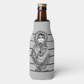Russian Doll Gray Bottle Cooler Flaschenkühler (Flaschenvorderseite)