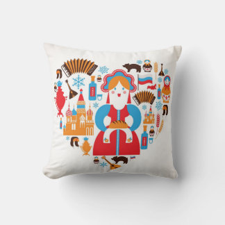 Russian Doll Matryoshka Cushion Cover Kissen