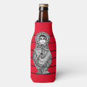Russian Doll Red Bottle Cooler Flaschenkühler (Flaschenvorderseite)