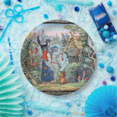 RUSSIAN  FAIRYTALE "BABA JAGA" PAPER PLATES PAPPTELLER (Party)