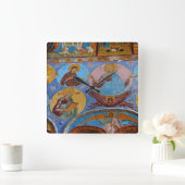 Russian frescoes quadratische wanduhr (Zuhause)