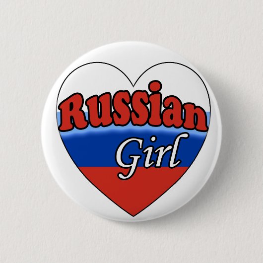 Russian Girl Button (Vorderseite)