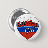 Russian Girl Button (Vorne & Hinten)