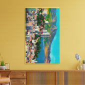 Russian Hill Skyline mit Leinwanddruck (Insitu (Wohnzimmer))