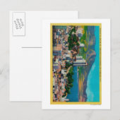 Russian Hill Skyline mit Postkarte (Vorne/Hinten)