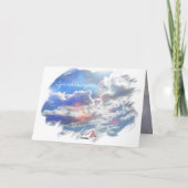 Russian I Love You Card, Two Hearts Karte (Rückseite)