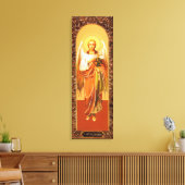 Russian Icon Archangel Gabriel  Wrapped Canvas Leinwanddruck (Insitu (Wohnzimmer))