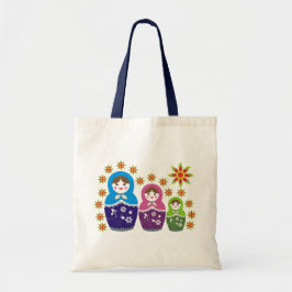 Russian Matryoshka Doll Bags Tragetasche