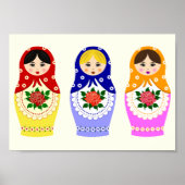 Russian matryoshka dolls poster (Vorne)