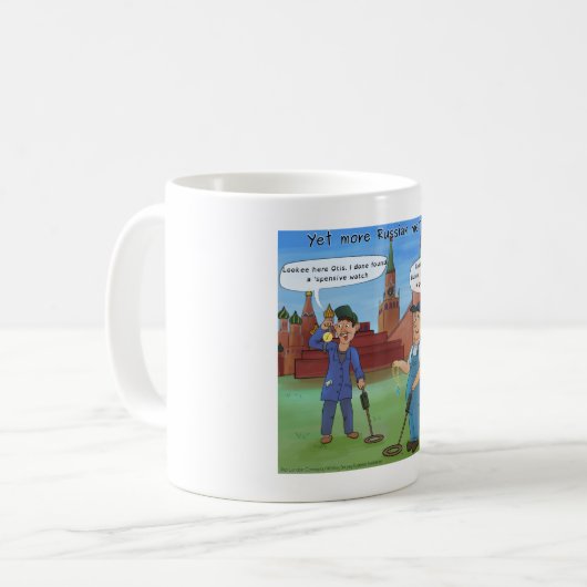 Russian Metal-Ing Funny Mugs von Rick London Kaffeetasse (Vorderseite Links)